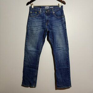 Levis Strauss Straight Jeans Men Size W29 Blue Classic Distressed Washed Faded